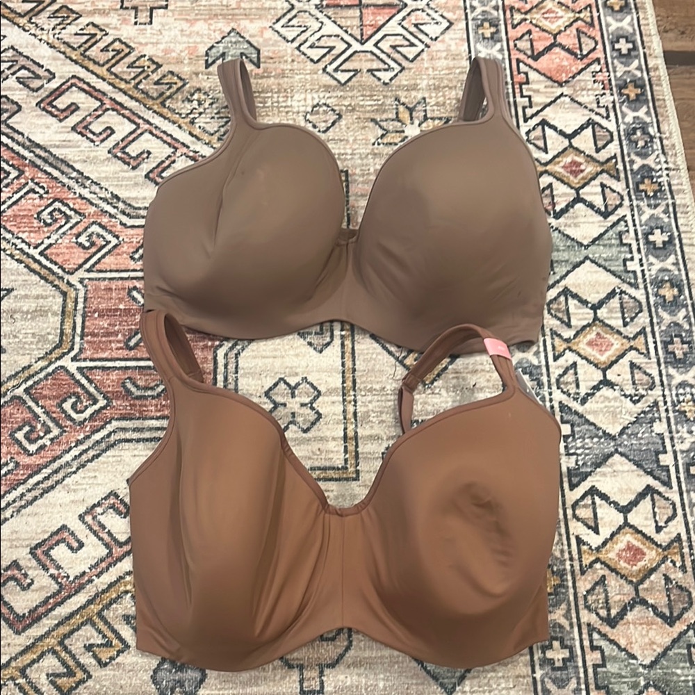 Set of 2 Cacique lightly lined balconette bras